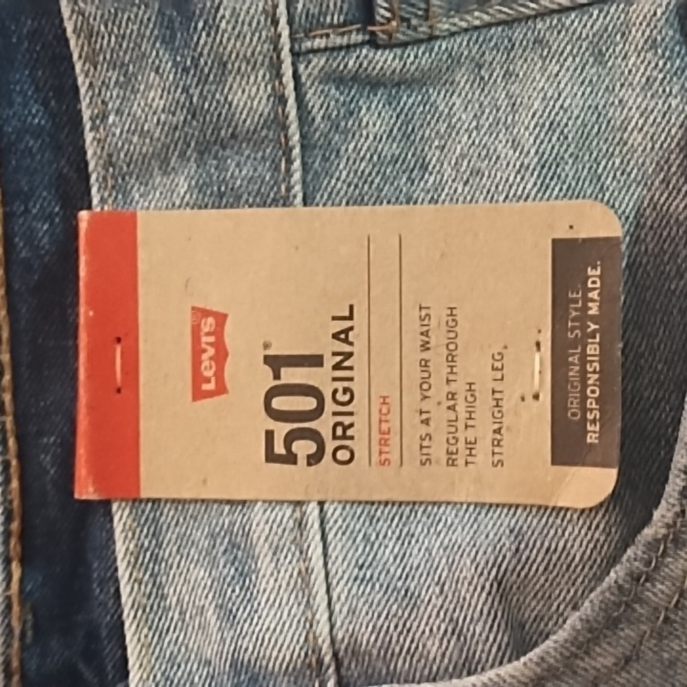 Levi's 36x32 never been worn. I'm getting rid of one pair of Levi's.
